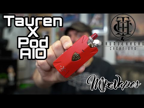 Tauren X Rebuildable RBA & Mesh Coil Pod AIO By Thunderhead Creations