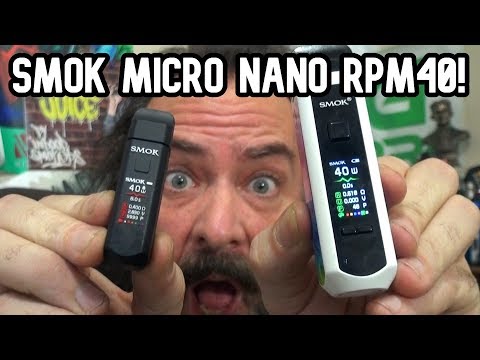 SMALLEST VAPE EVER! | The New Smok Micro Nano RPM40! | IndoorSmokers