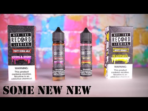2 New Flavors from Off the Record E-Liquid! Bearhemian and Loops & Stuff Review!
