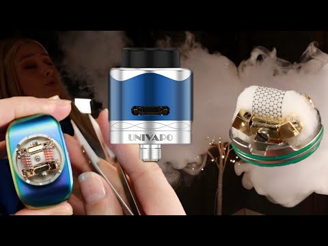 Univapo Symba RDA Review | DUAL & MESH COIL BUILD INSTALLATION