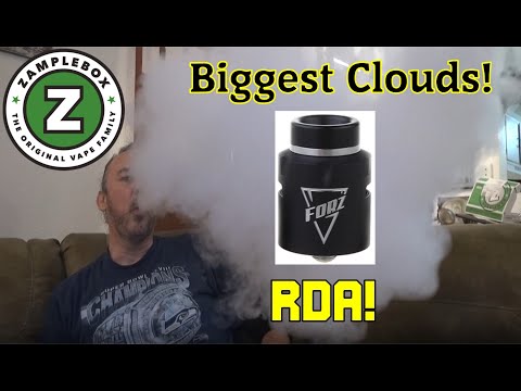FORZ RDA TANK! | Dripping Zamplebox EJuice! | IndoorSmokers