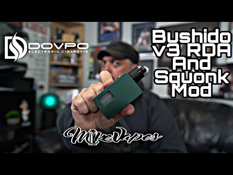 BP Mods Bushido v3 RDA, Bushido Squonk Mod, & Futon Ohm Reader By Dovpo