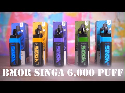 BMOR Singa 6,000 Puff Review – VapingwithTwisted420