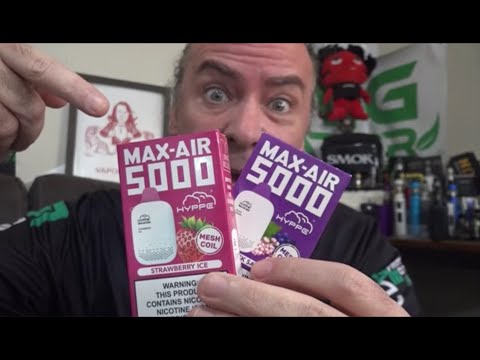 The Hyppe Max Air 5000! | Disposable Nic Salt Vape! | IndoorSmokers