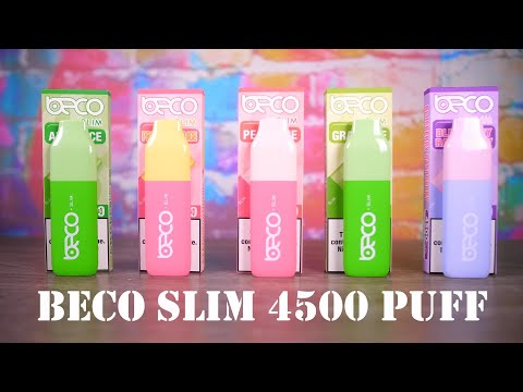 They don’t MISS! Beco Slim 4500 Puff Review! VapingwithTwisted420