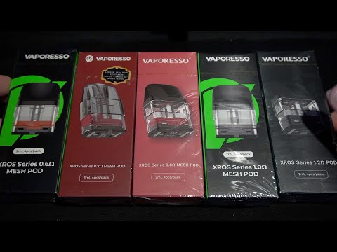 New Vaporesso Pods for Xros Series