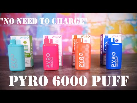 BAD Gimmick…GREAT Juice! Pyro 6000 Puff Review! VapingwithTWisted420
