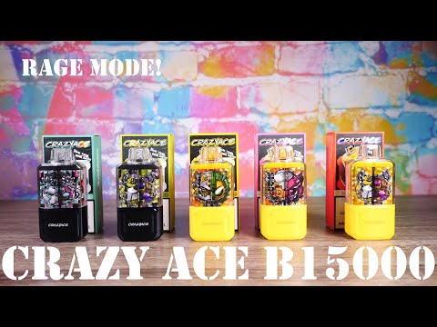 It Has RAGE Mode! Crazy Ace B15000 Review! VapingwithTwisted420